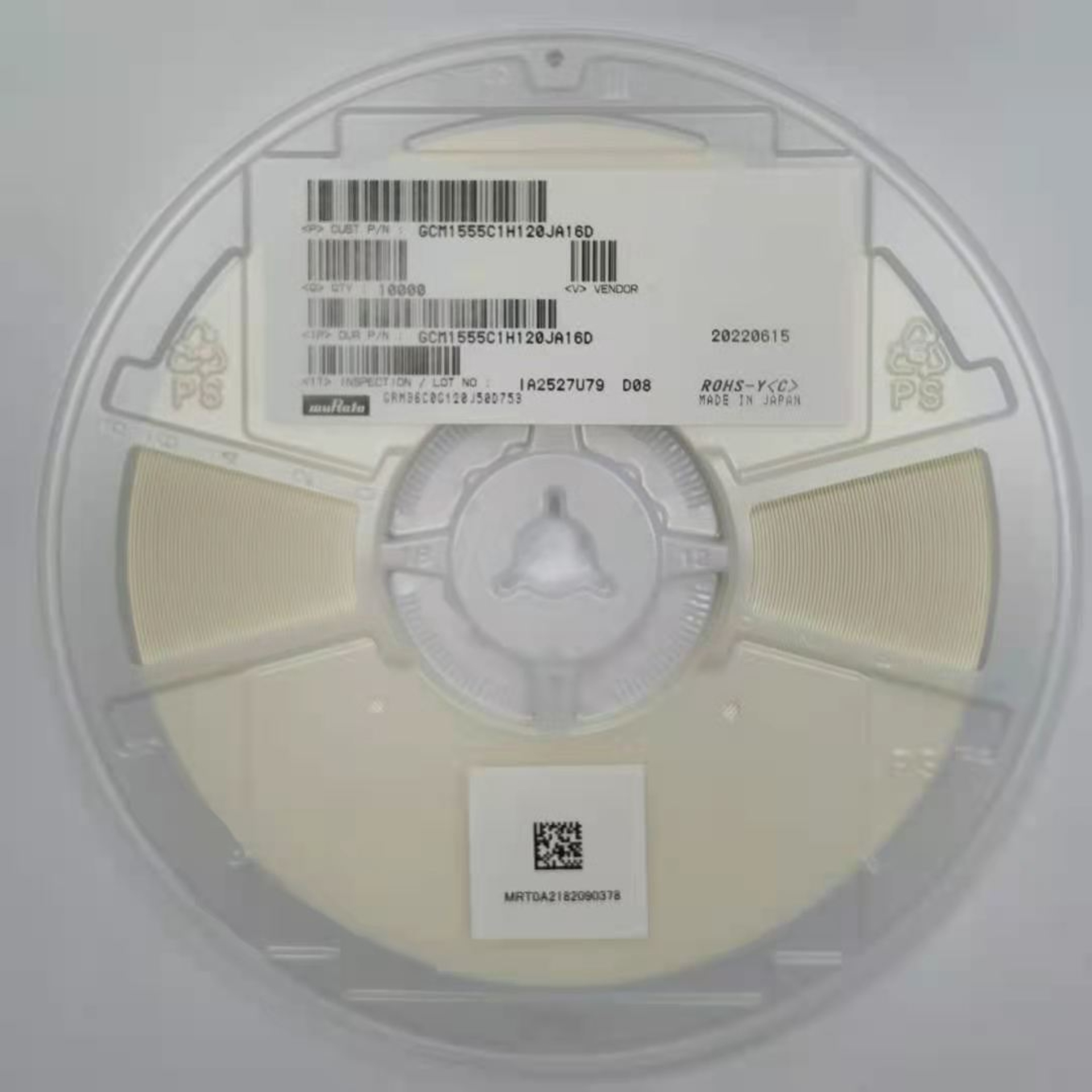 GCM1555C1H120JA16D